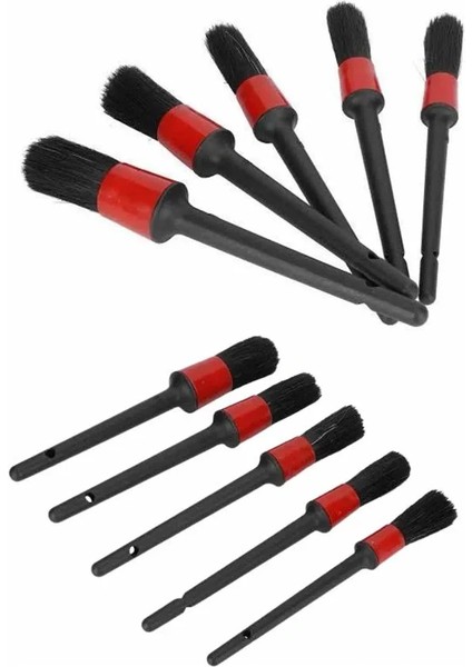 5 Parça Araç Içi Temizlik Fırçası Araç Içi-Dışı Temizleme Fırça Seti