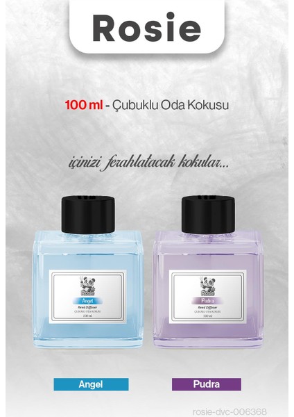 Angel ve Pudra Rosıe Çubuklu Oda Kokusu 100 ml