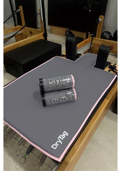 Reformer Pilates Havlusu, Pembe Biyeli, Çift Taraflı Hızlı Kuruyan Yüksek Emici Mikrofiber Kumaş fiyatları