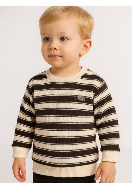 Erkek Çocuk Çizgili Kalın Triko fırsatları