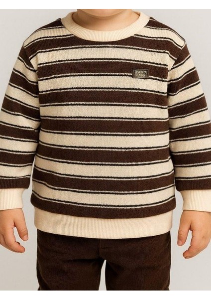 Erkek Çocuk Çizgili Kalın Triko indirimleri
