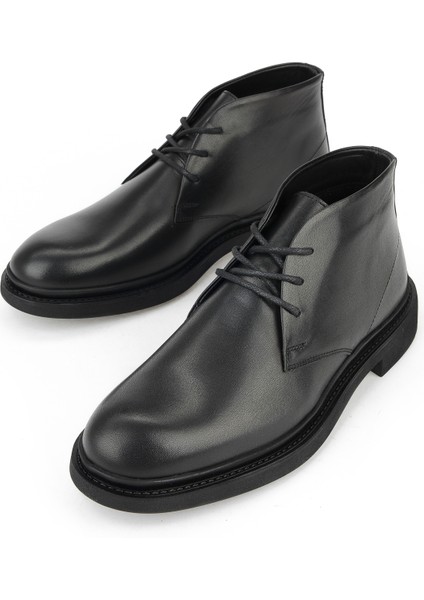 , Erkek Hakiki Deri Bot 153986Z4065 Siyah indirimleri