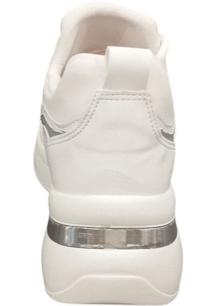 327Z Ortopedik Çorap Şeklinde Bilekten Saran 5 cm Gizli Topuk Kadın Günlük Sneaker Ayakkabı fırsatları