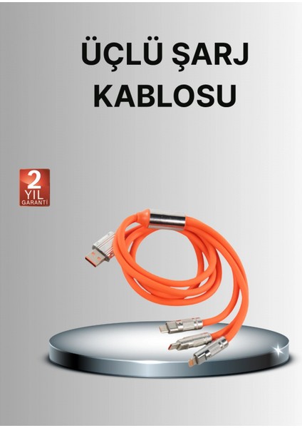 Dayanıklı Hızlı Şarj Kablosu – Esnek, Kırılmaz ve Yüksek Hızlı Veri Aktarım Destekli