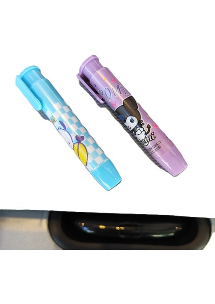 Basmalı Otomatik Rulo Silgi Kuromi Sevimli Köpek Figürlü