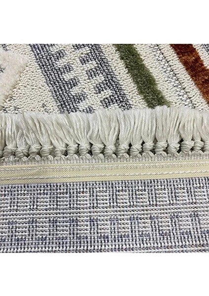 Indıa 3015 Multi Bukle Salon Halısı Yumuşak Çocuk Odası Halısı Koridor Halısı Kesme Halı Yolluk fırsatları