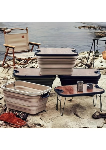 Katlanır Kamp Piknik Sepeti