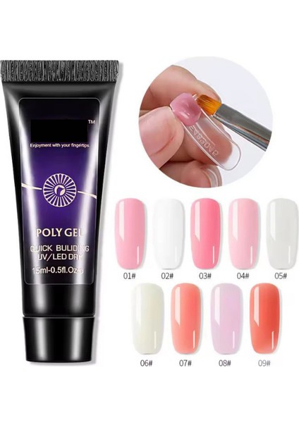 Hızlı Protez Tırnak Uzatma Poly Jel 30ML fırsatları