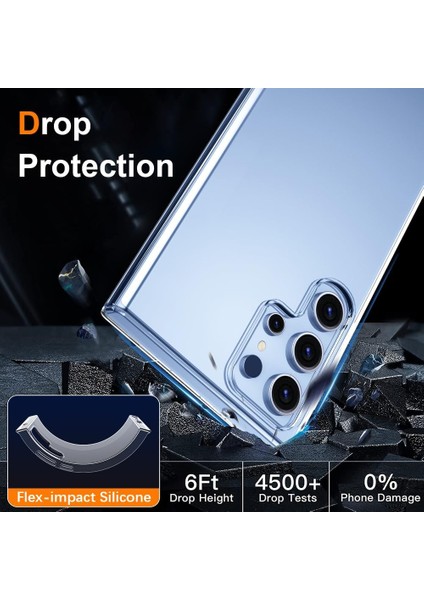 Galaxy S25 Ultra Magsafe Uyumlu Şeffaf Crystal Kılıf Clear Kapak Clear Case Şeffaf Kılıf Ultra Ince indirimleri