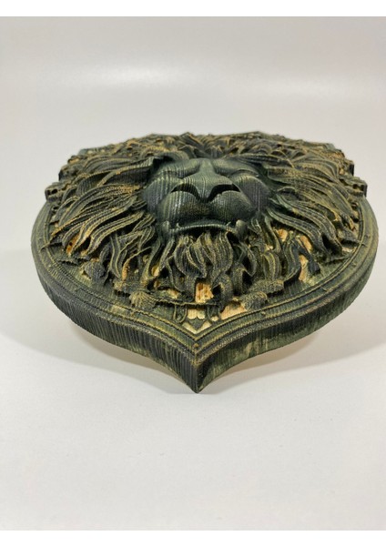 Grycnc Farlı Ile Cnc Yapımı Dekoratif Kabartma Tablo Aslan Görsel-Kabartmalı Duvar ve Masa Süsü fiyatları