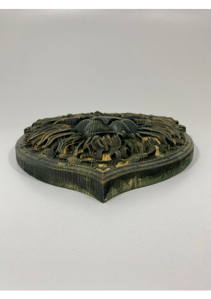 Grycnc Farlı Ile Cnc Yapımı Dekoratif Kabartma Tablo Aslan Görsel-Kabartmalı Duvar ve Masa Süsü modelleri