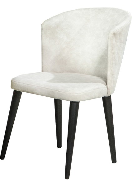 Nature 2'li Sandalye Nubuk Krem