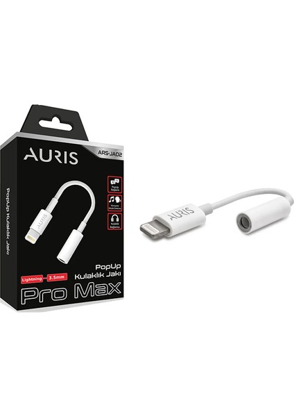 ARS-JA02 Lightning Kulaklık Dönüştürücü 3,5mm Jack Stereo Ses