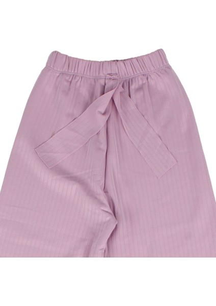 Kız Çocuk Lila Fitilli Bol Paça Tayt Pantolon - 1015634 fiyatları