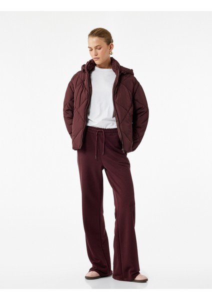 Polar Cep Detaylı Uzun Kollu Fermuarlı Su Itici Kapşonlu Kapitone Mont fiyatları