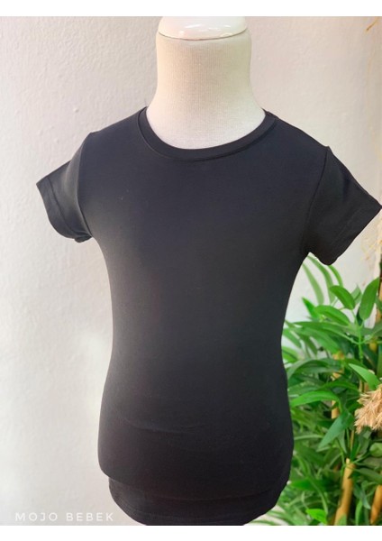 Kız Çocuk Basic Kısa Kol T-Shirt 9950 Siyah fiyatları