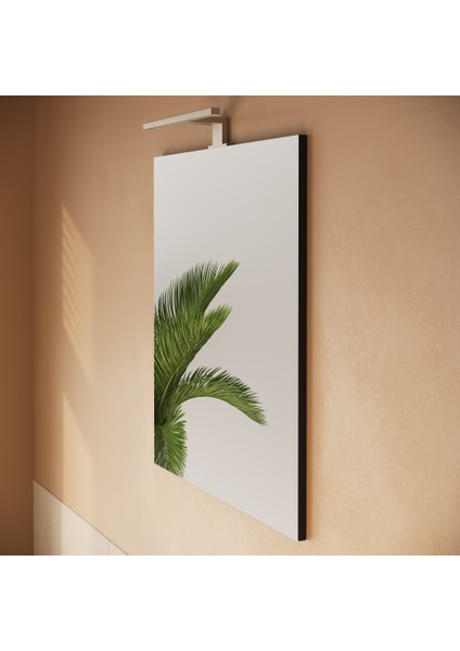 Ardea 69561 Banyo Dolabı Seti, Kapaklı, 60 cm, Parlak Antrasit