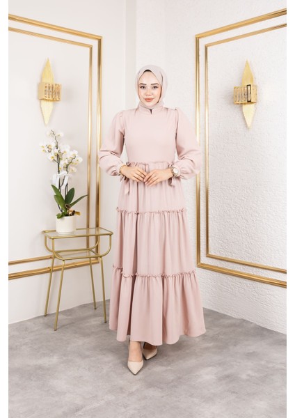 Kat Kat Bible Elbise-Pudra modelleri