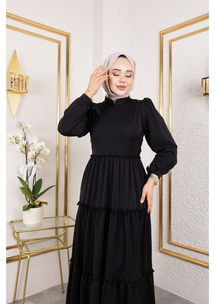 Kat Kat Bible Elbise-Siyah fiyatları