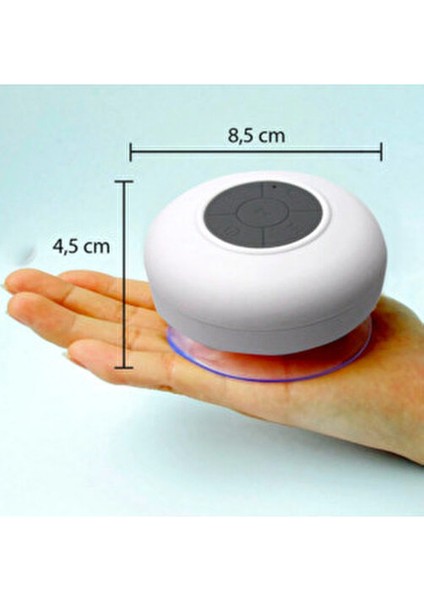 Su Geçirmez Mini Bluetooth Duş Hoparlörü fırsatları