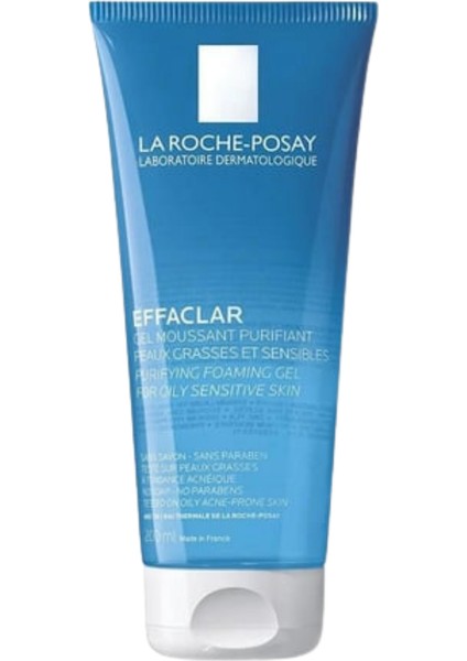 La Roche Posay Effaclar Jel Yağlı ve Akneye Eğilimli Ciltler Için Yüz Temizleme Jeli 200 ml