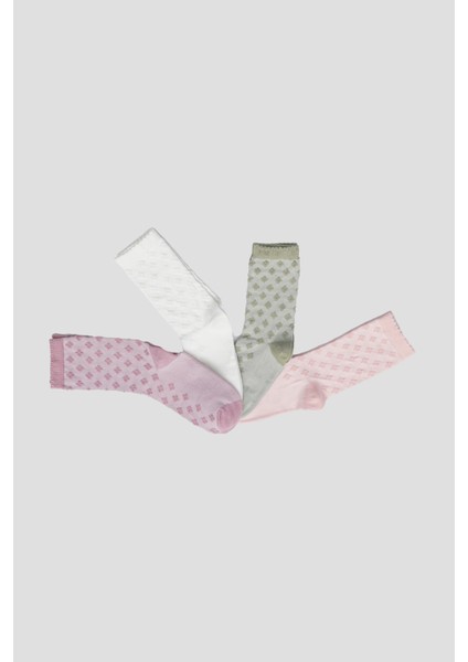 4 Çift Mevsimsel Kız Çocuk Soket Çorap fiyatları