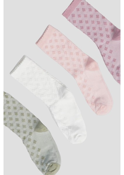 4 Çift Mevsimsel Kız Çocuk Soket Çorap fırsatları