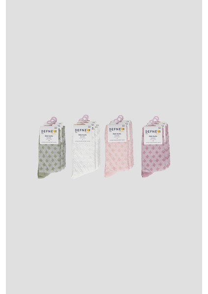 4 Çift Mevsimsel Kız Çocuk Soket Çorap indirimleri