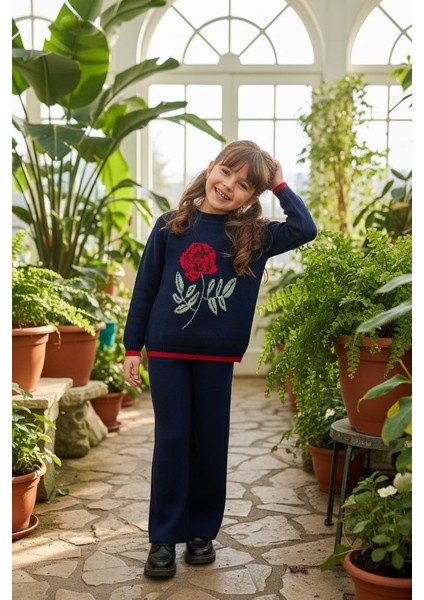 Kız Çocuk Pantolonlu Triko Takım indirimleri