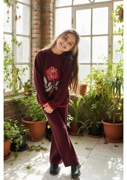 Kız Çocuk Pantolonlu Triko Takım indirimleri