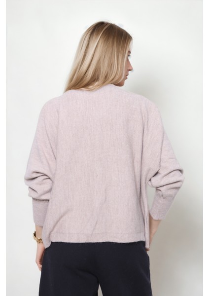 Geniş Yaka Yarasa Kol Oversize Triko Bluz indirimleri