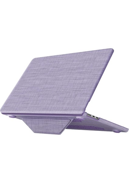 Nrtmsa Newface Macbook Air 15 2023 Macbook Kumaş Kapak - Mor