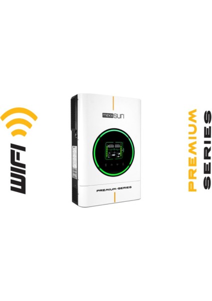 - Inges 4 Kw Mppt Akıllı Premıum Inverter - 24 Volt 4000 Watt Wi-Fi / Dual Output Invertör