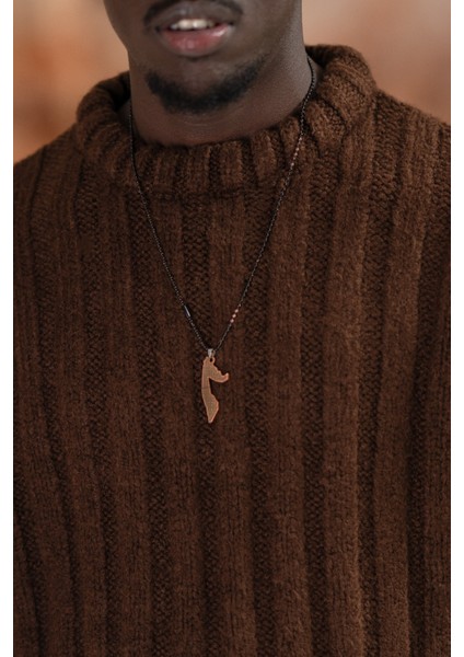 Oversize Kendinden Çizgili Pamuklu Kalın Triko Spor Kazak modelleri