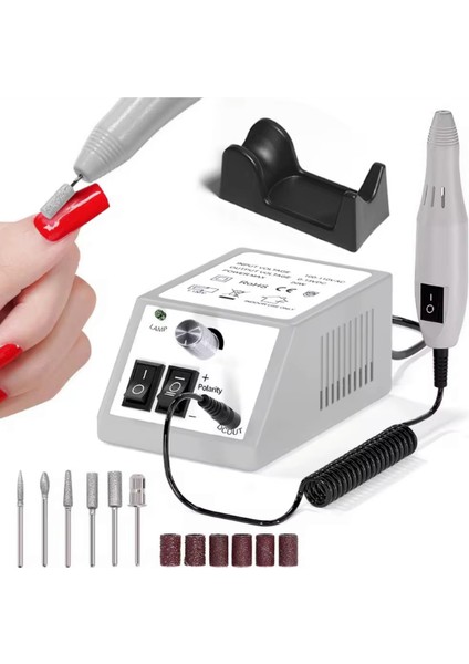Protez Tırnak Freze Makinesi Manikür Pedikür 2000 Tırnak Törpü Cihazı Elektrikli 6 Başlık Mercedes fiyatları