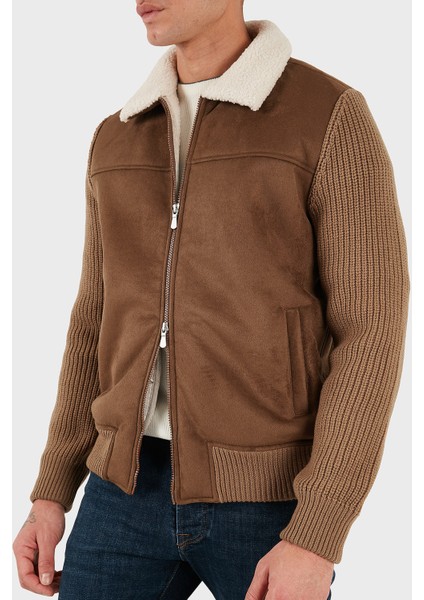 % 100 Yün Regular Fit Klasik Yaka Fermuarlı Ceket Erkek Ceket 13196 58005 190 modelleri