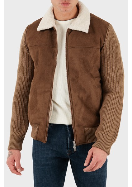 % 100 Yün Regular Fit Klasik Yaka Fermuarlı Ceket Erkek Ceket 13196 58005 190 fırsatları