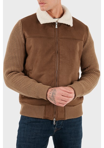 % 100 Yün Regular Fit Klasik Yaka Fermuarlı Ceket Erkek Ceket 13196 58005 190 indirimleri