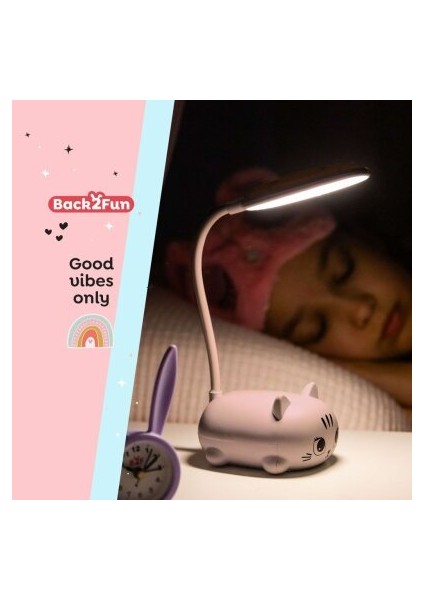 B2F LED Lamba Kedı Pembe