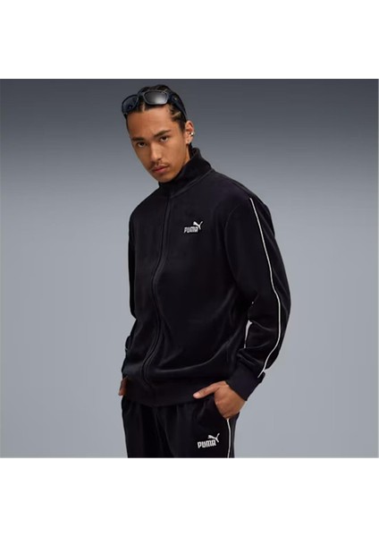 689116 16 Ess Elevated Velour Erkek Kadife Ceket