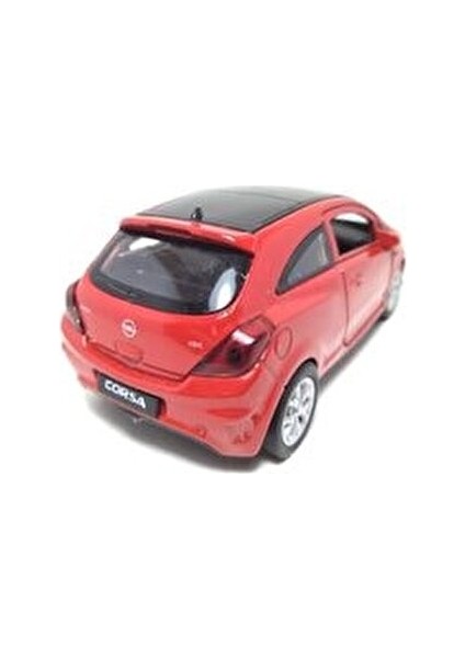 Opel Corsa Diecast Model Araba 1:32 Ölçek Metal Gövde Kırmızı Renkli Tasarım fiyatları