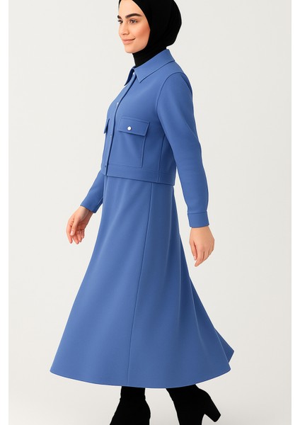 Düğmeli Etekli Ikili Takım fiyatları