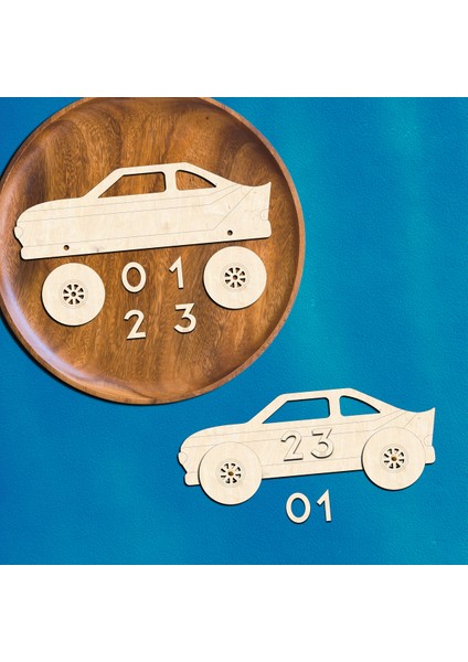 Yarış Araba Ahşap Boyama Figürleri ve Etkinlik Seti Eğitici Çocuk Aktivite Okul Öncesi Boyasız fiyatları
