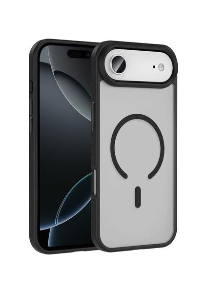 iPhone 17 Air Uyumlu Magsafe Özellikli Kenarları Plastik Rot Silikon Kılıf fiyatları