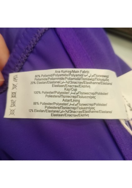 Destekli Kruvaze Kesim Büyük Beden Bikini indirimleri