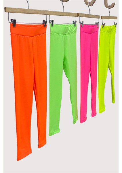 Mojo Kız Çocuk5-14 Yaş Disco Tayt 3363 Turuncu