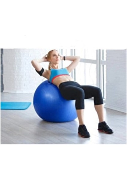 65 cm Fitilli Pilates Topu + 20 cm Mini Top Denge Yoga Egzersiz Top Jimnastik Fitness Seti + Pompa fırsatları