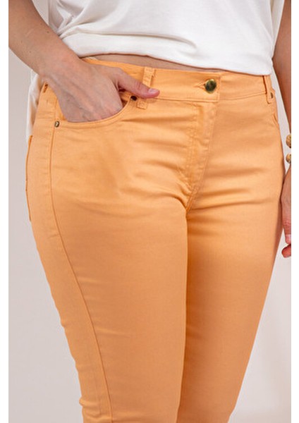 Büyük Beden Pamuklu Boru Paça Pantolon