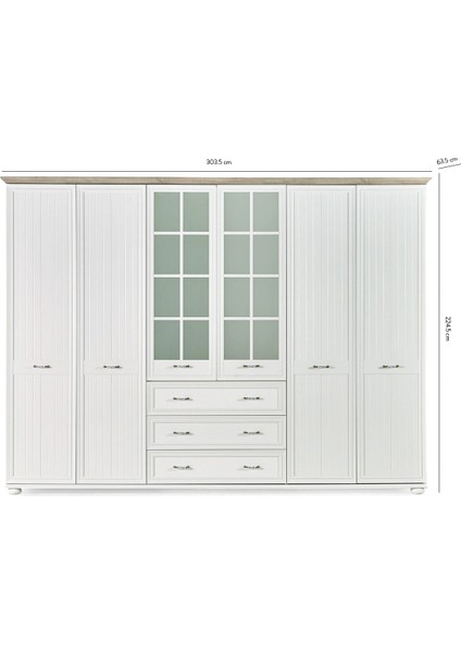 Angelic 6 Kapaklı Dolap modelleri