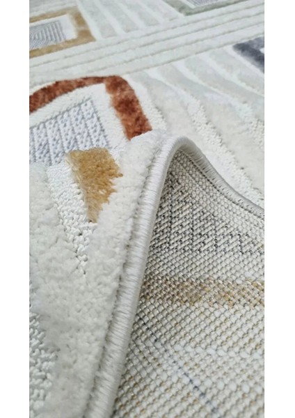 Indıa 3016 Multi Bukle Salon Halısı Yumuşak Çocuk Odası Halısı Koridor Halısı Kesme Halı Yolluk fırsatları